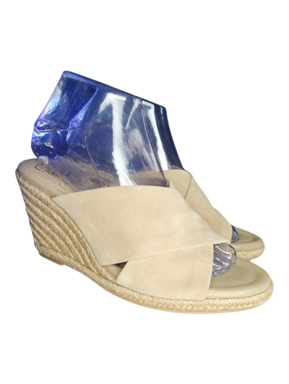 Vince Camuto Leather Espadrille Wedges - Fisella, Womens 8.5 - Picture 2 of 10